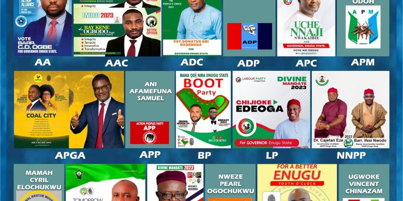 Dicn's Enugu State 2023 Guber Candidates Post